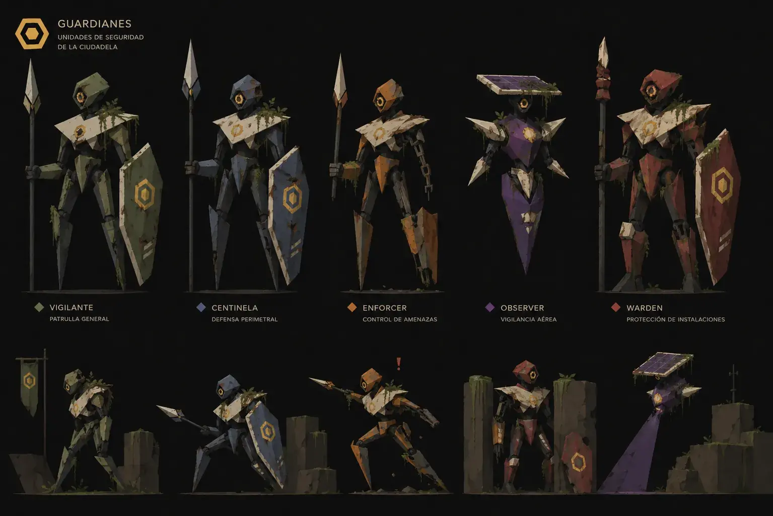 Guardianes conceptual